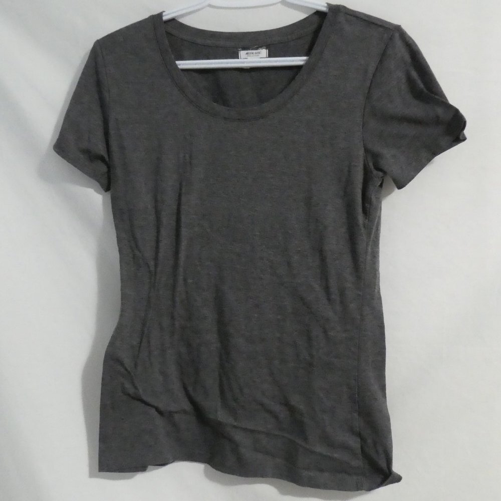 ARDENE Basic Collection large short sleeve tee, charcoal